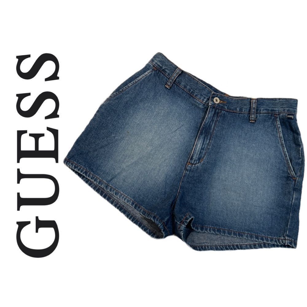 Guess Jeans VINTAGE High Waisted Denim Shorts - Size 32